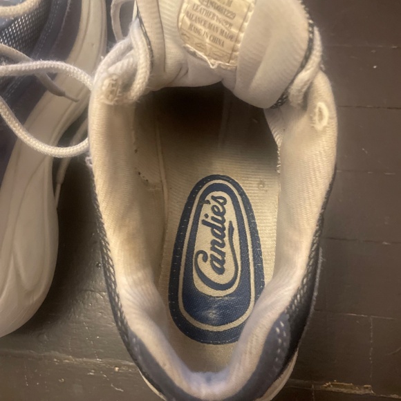 CANDIES BLUE AND WHITE SNEAKERS Y2K RETRO COOL, WOMENS 8.5 - Picture 6 of 8